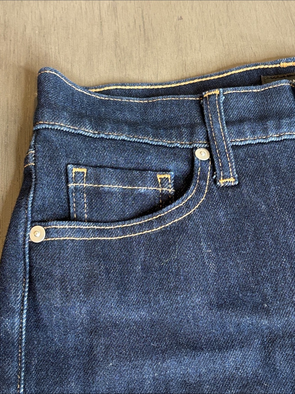 π Banana Republic Straight Leg Jeans Womenβs 26P Dark Wash Stretch Denim π - Picture 11 of 12